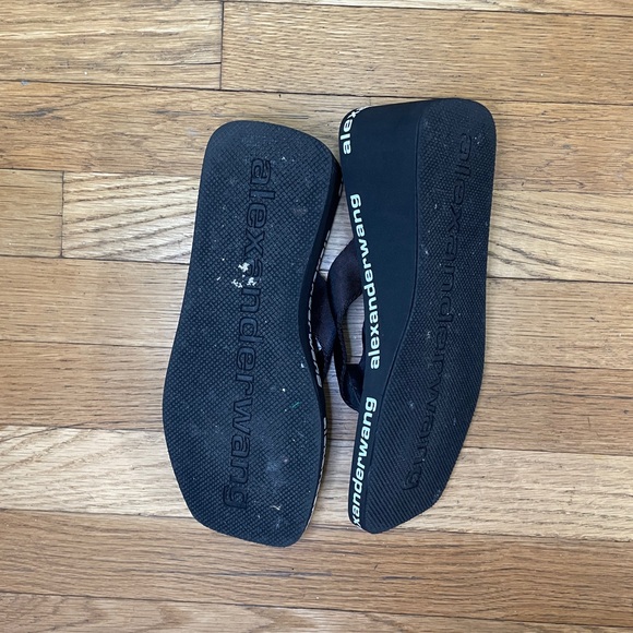 ALEXANDER WANG Nylon Wedge Heeled Sandals - Picture 7 of 7